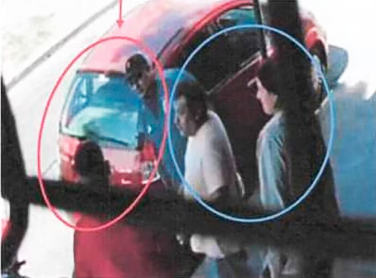 Las imágenes del triple crimen: los sospechosos se reunieron antes de cometer los crímenes (Gentileza)