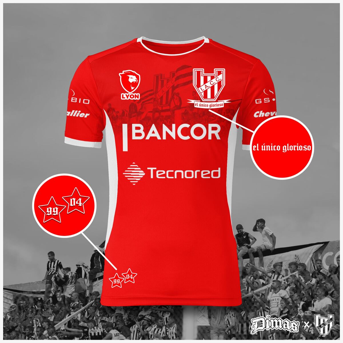 Los distintos modelos que los hinchas de Instituto han enviado para participar del concurso y mostraron en redes sociales. (Twitter).