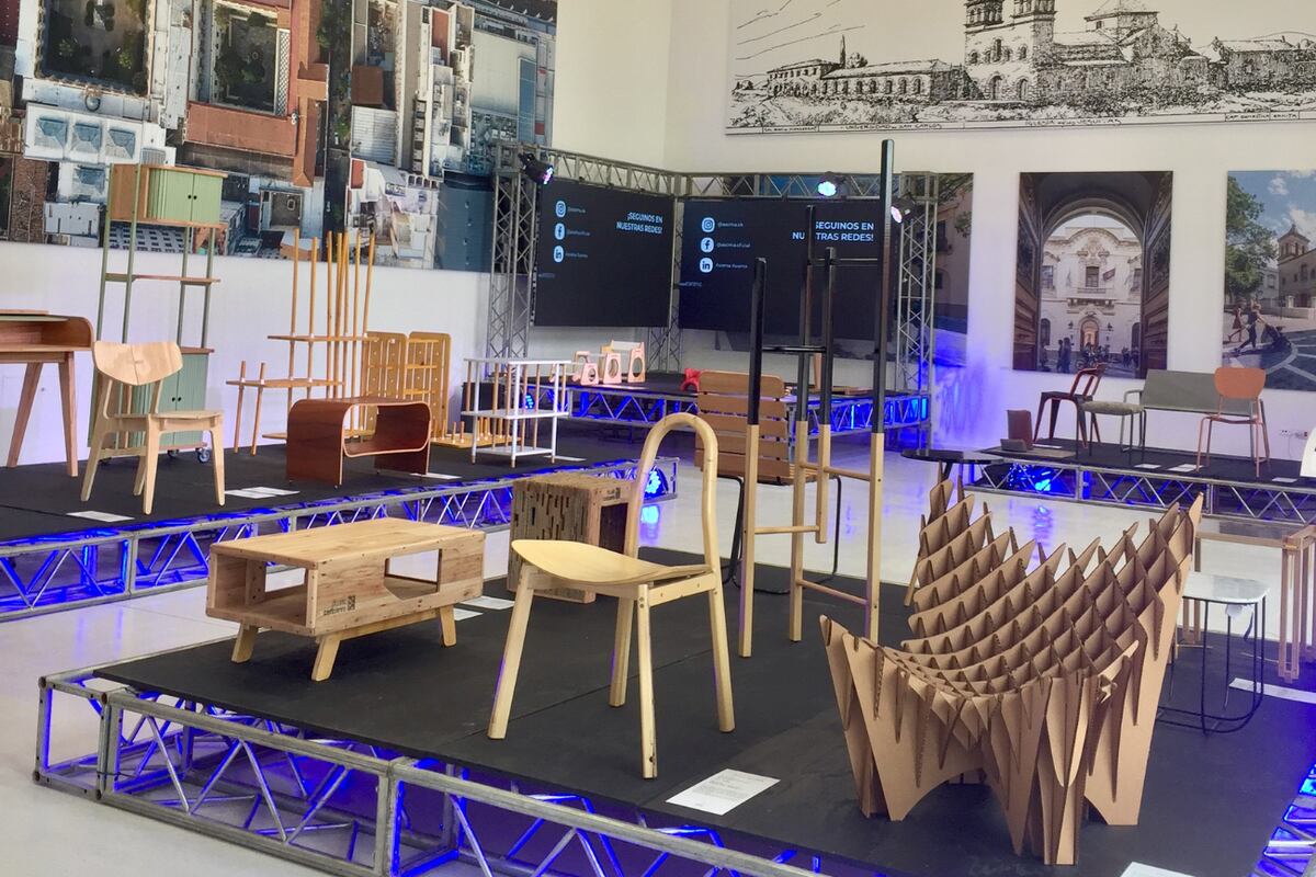 Mobiliario expuesto en el Salón del Mueble en la edición 2022.