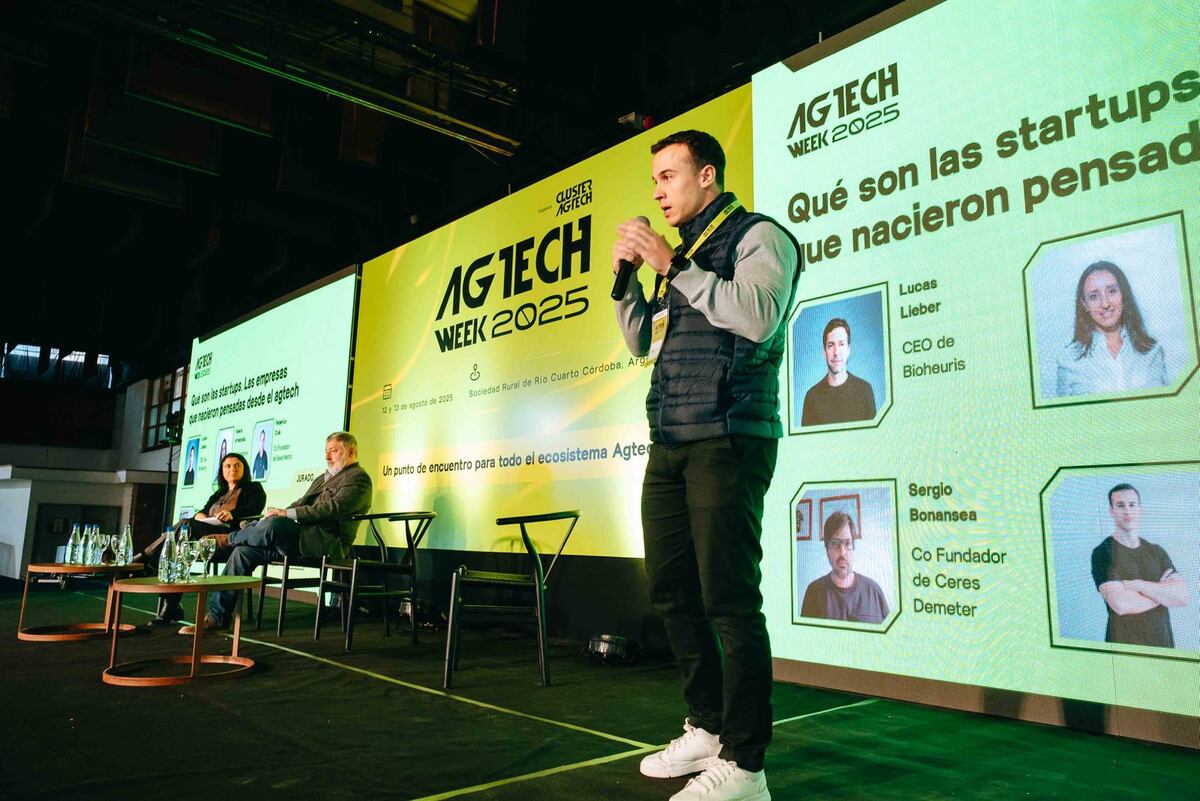 TECNOLOGÍA. La AgTech Week, organizada por el Clúster Agtech de Río Cuarto, se realizó en la Sociedad Rural de esa ciudad. (Gentileza)