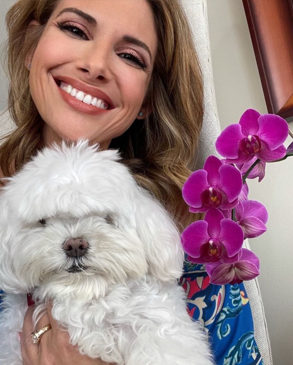 Alessandra Rampolla y su perrita, Lola. (Foto: Instagram)