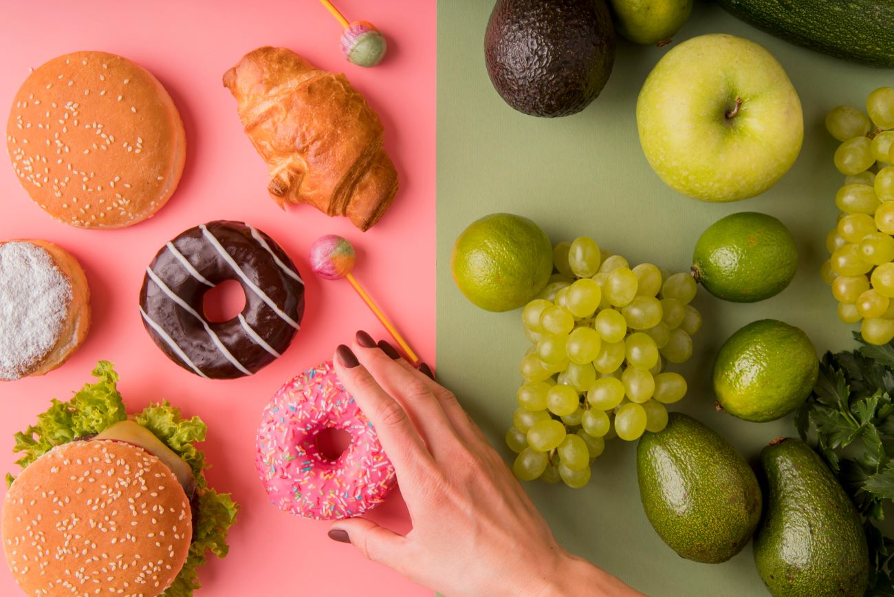 Alimentación saludable, clave para mejorar la salud. (Freepik)