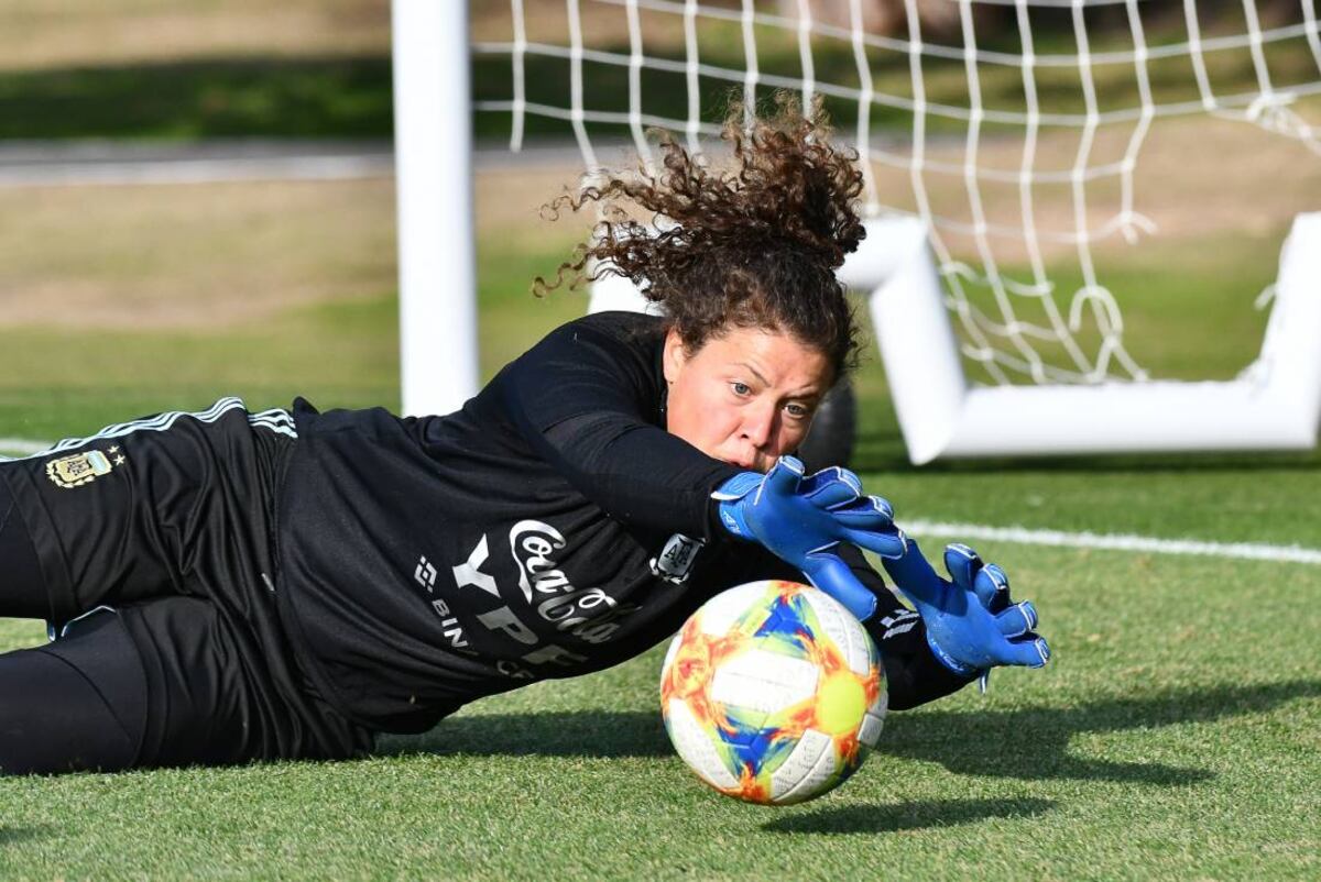 Dulce Tórtolo, arquera de Boca y la selección (Stefi León - AFA)