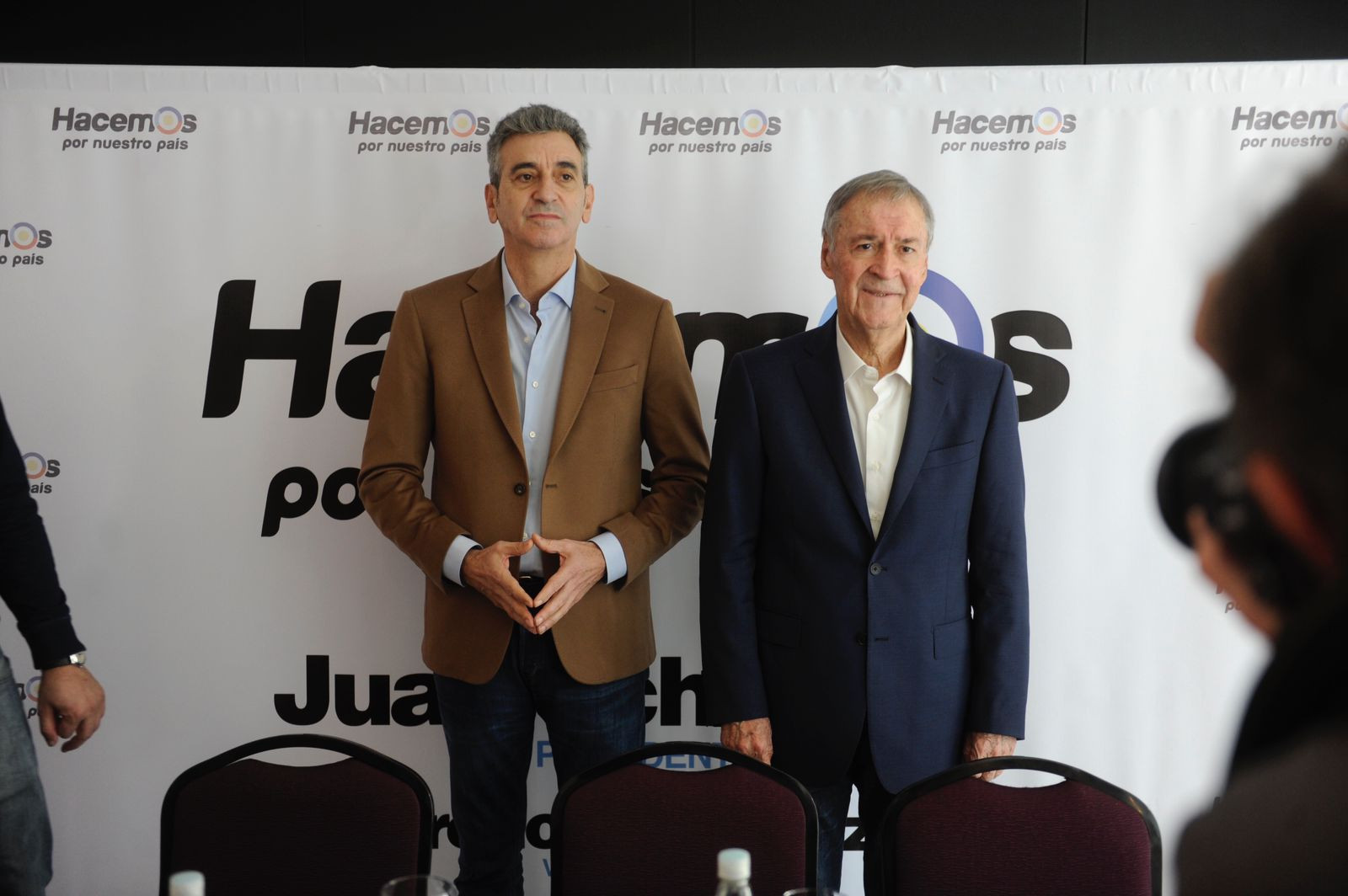 Juan Shiaretti, Florencio Randazzo, Chiche Duhalde y Diego Bossio. (Federico López Claro / La Voz)