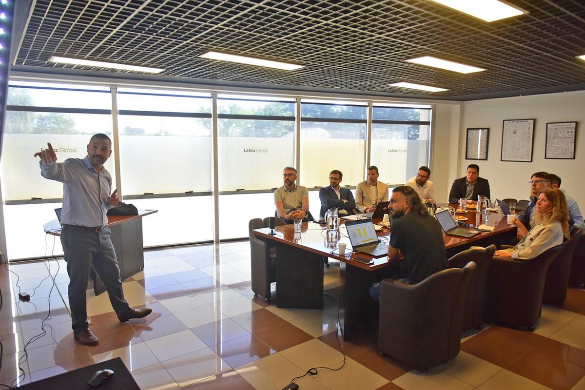 Franco Strazza, de Lainmo de Córdoba, durante la presentación de tendencias y datos de Nueva Córdoba.