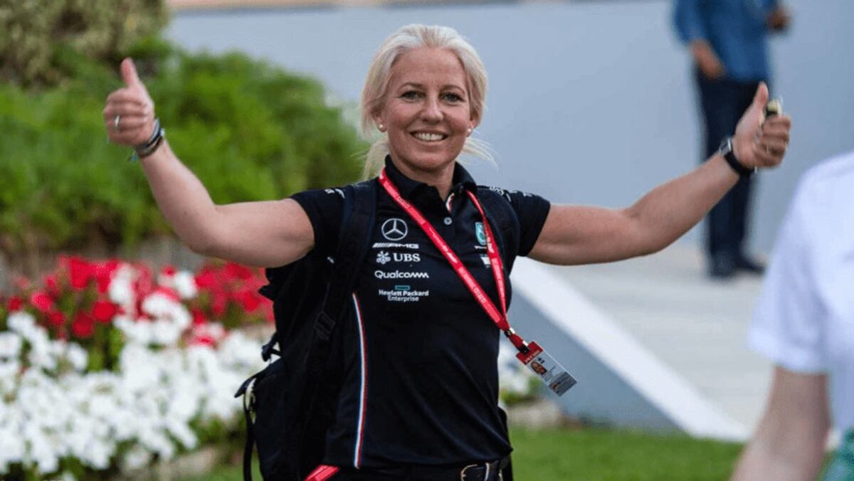 Angela Cullen, la mano derecha de Lewis Hamilton que tiene la capacidad de solucionar todos los problemas que pueden aquejar a Hamilton. (Foto: F1)