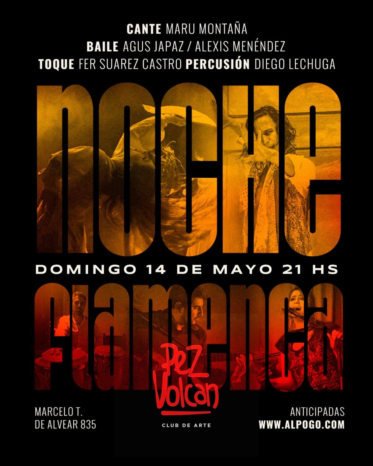 Agenda cultural noche flamenca