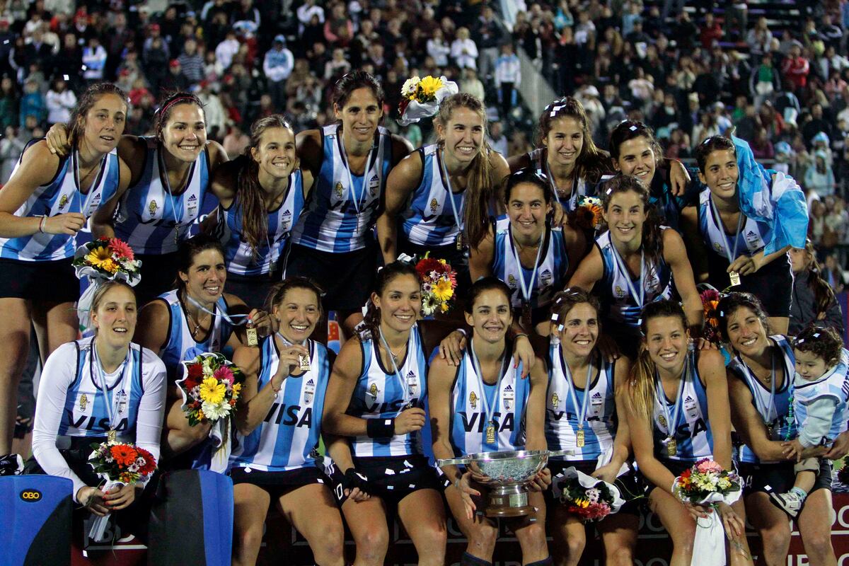 Las Leonas, campeonas mundiales en 2010, con una actuación fantástica de Soledad García. (AP / archivo).
