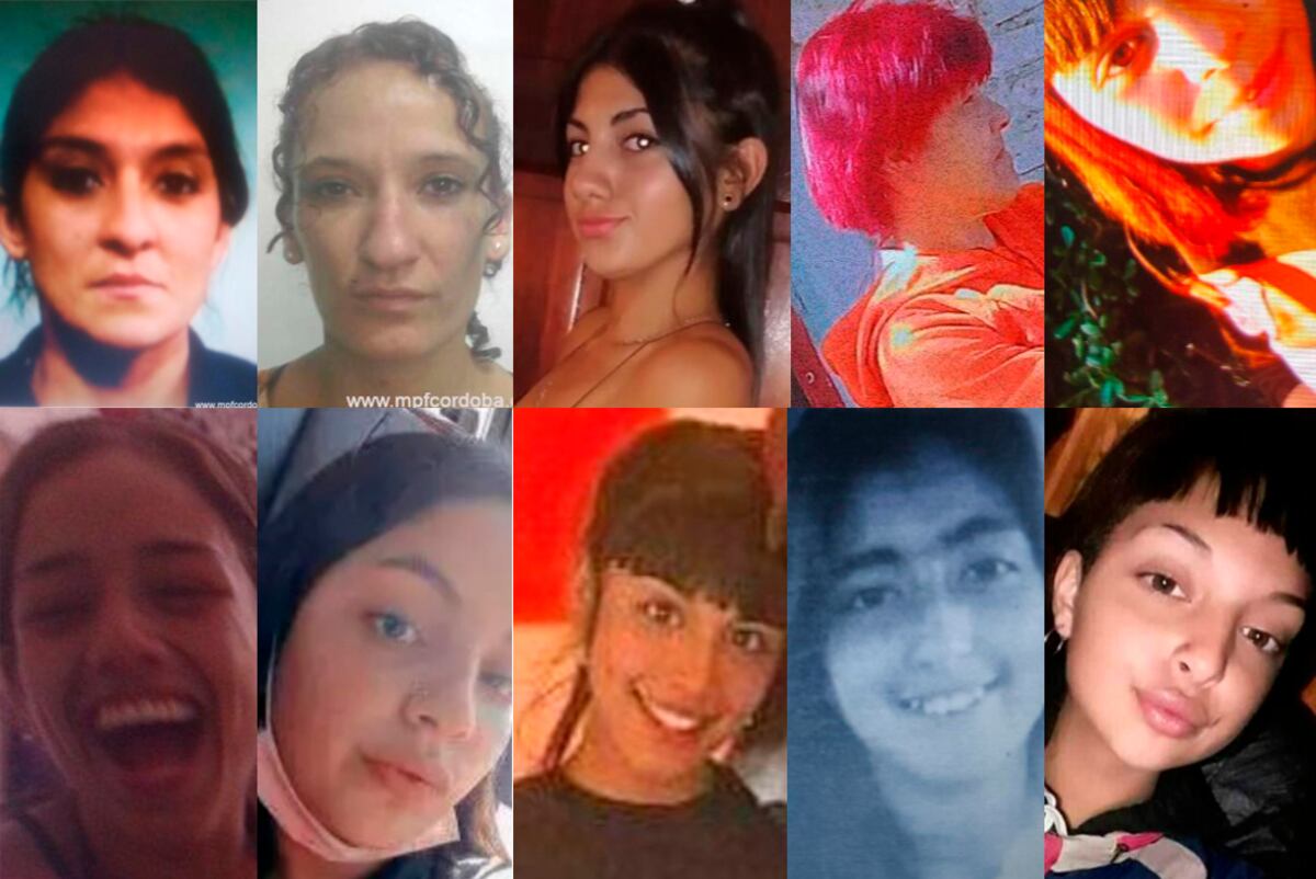 Las 10 mujeres cordobesas que están desaparecidas y cuya búsqueda sigue