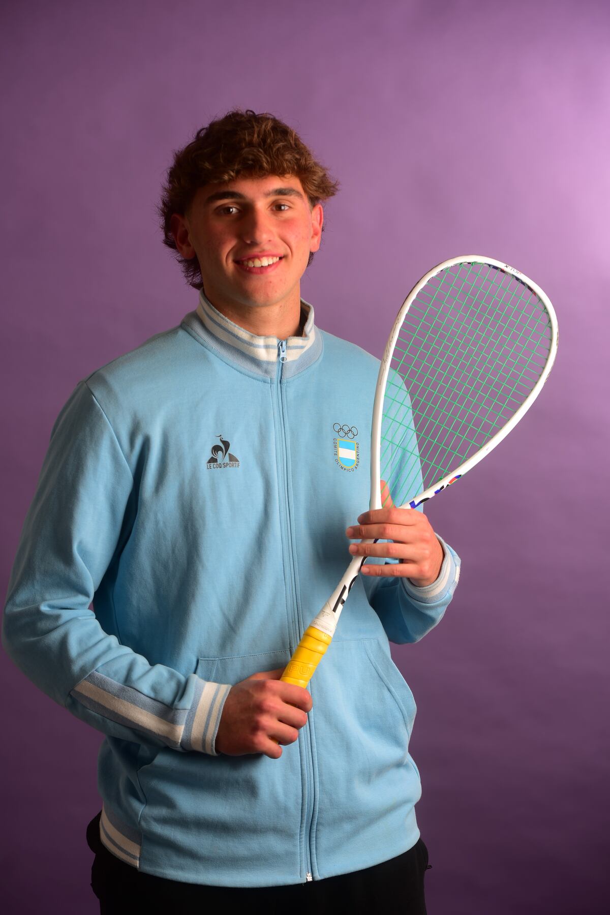 Francisco Alfonso, premio Estímulo 2025 en squash. (Nicolás Bravo / La Voz)