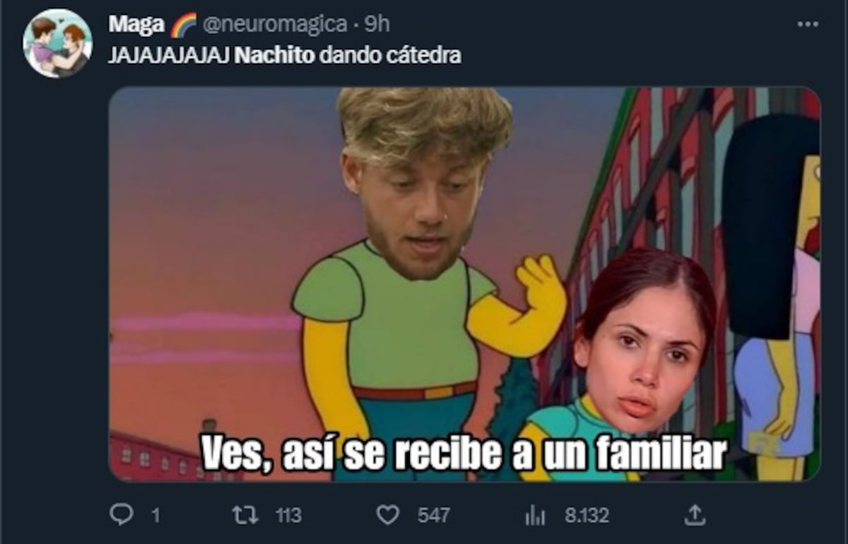 "Gran Hermano": los memes más emotivos del reencuentro entre Nacho, su abuela y su papá (Captura de pantalla)