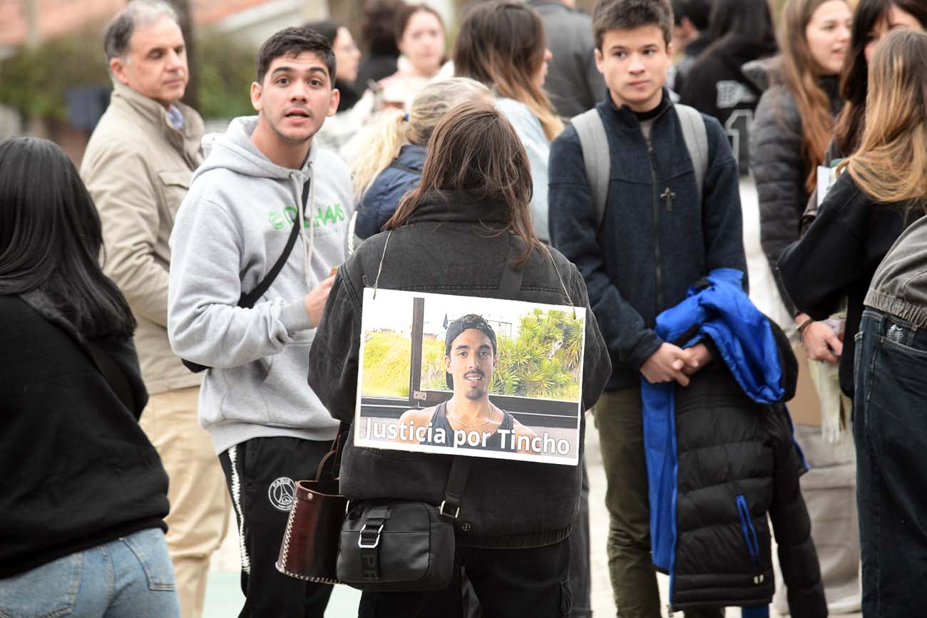 Marcha por Martin "Tincho" Cáceres en el Parque de las Naciones. Ramiro Pereyra/ La Voz