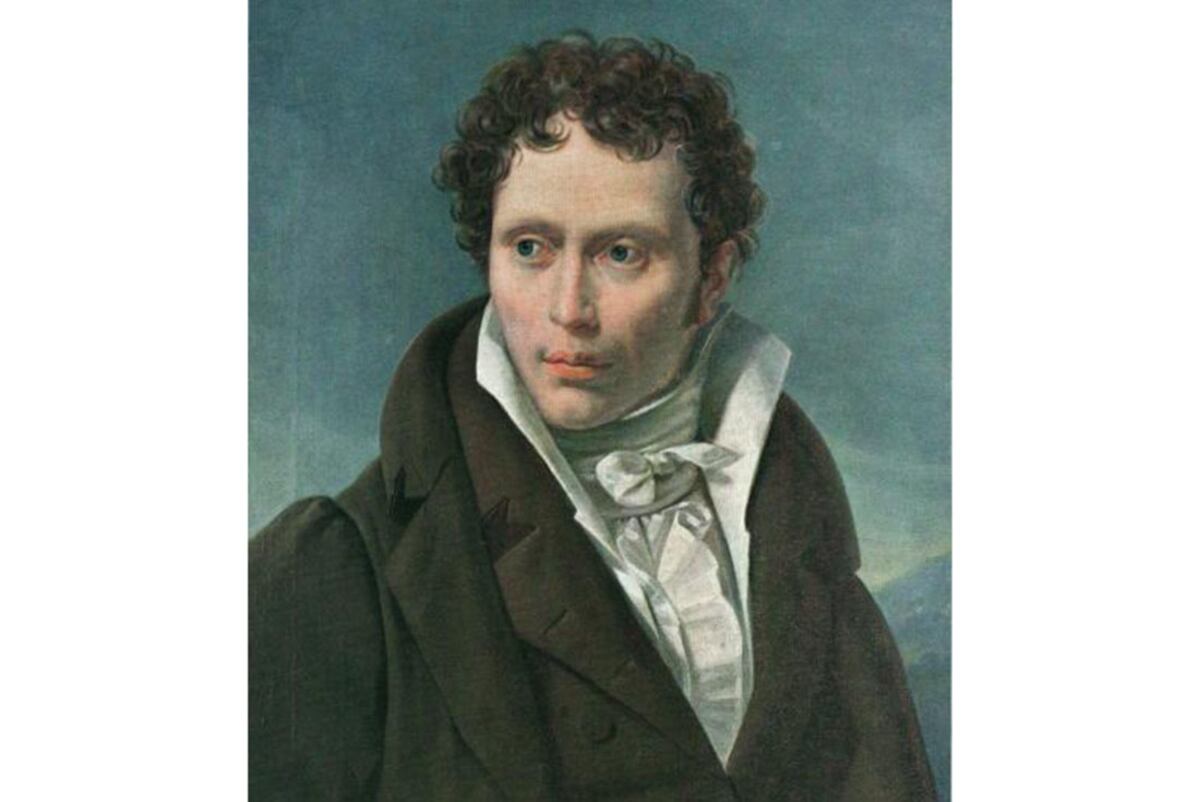 Retrato de Arthur Cchopenhauer joven. (wikimedia commons)
