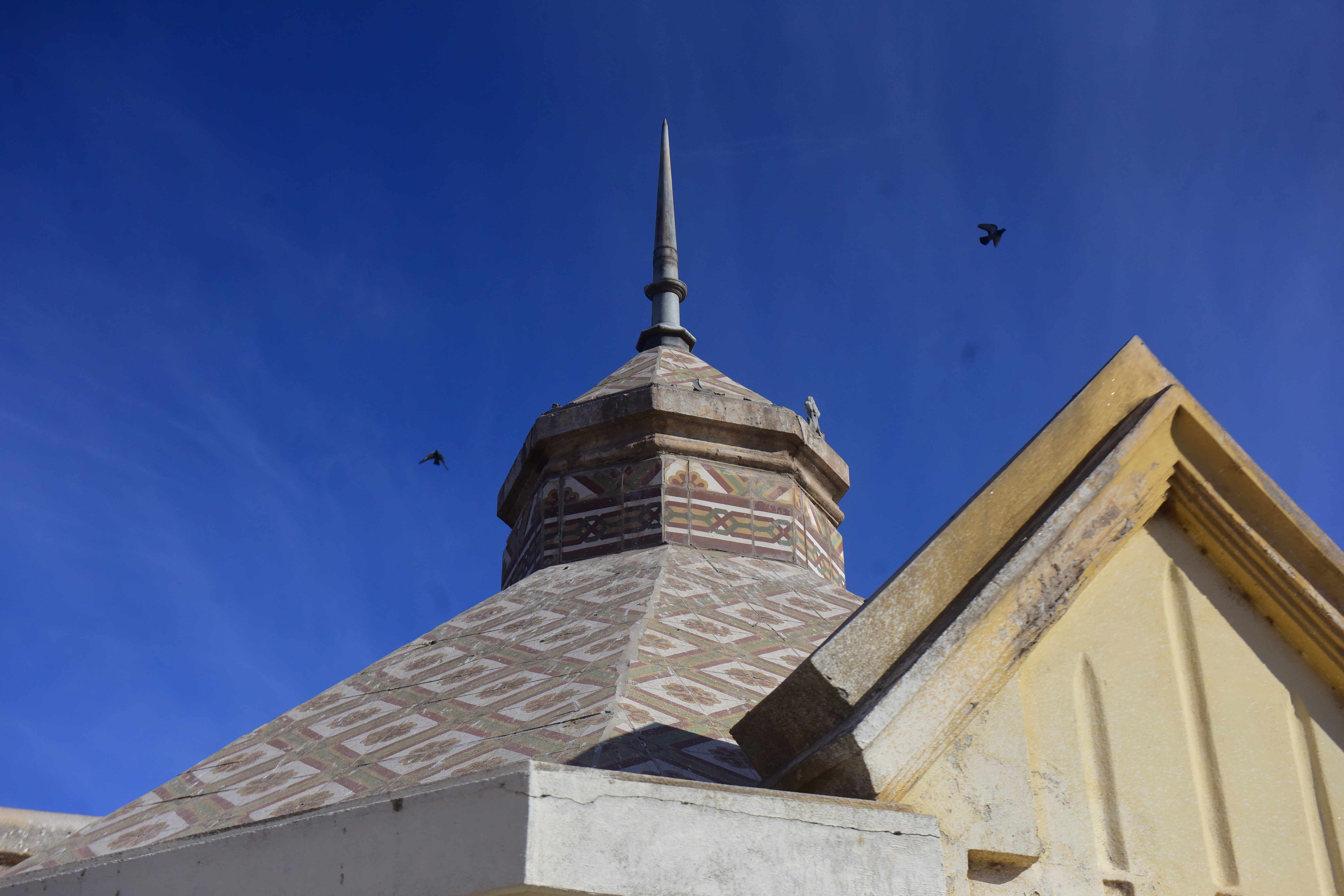 El Castillo de La Agustina, el predio de Instituto y su fascinante arquitectura. (José Gabriel Hernández / La Voz)