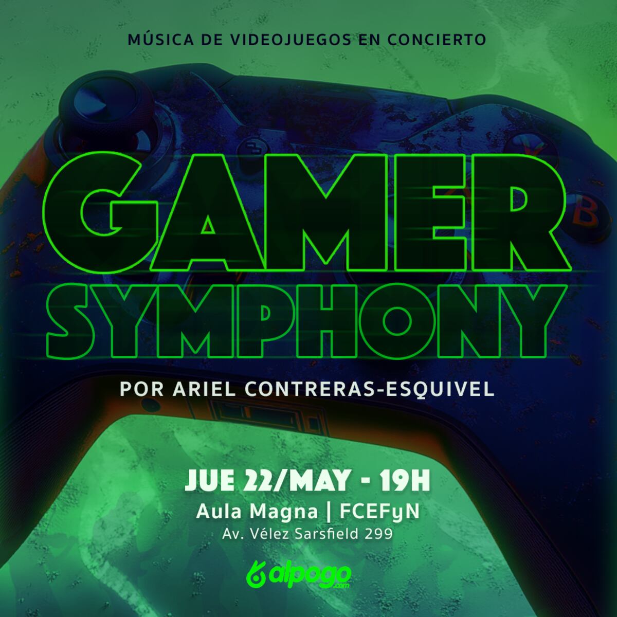 Gamer Symphony, concierto de música de videojuegos de Ariel Contreras-Esquivel. (Gentileza).