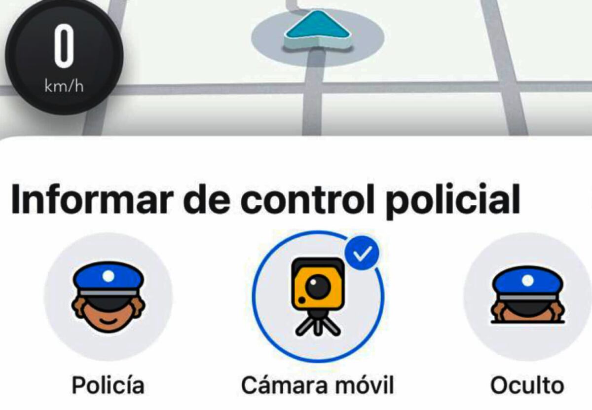 Waze, la app de Google que te permite evitar radares y multas. Hay alertas hasta de policías ocultos.