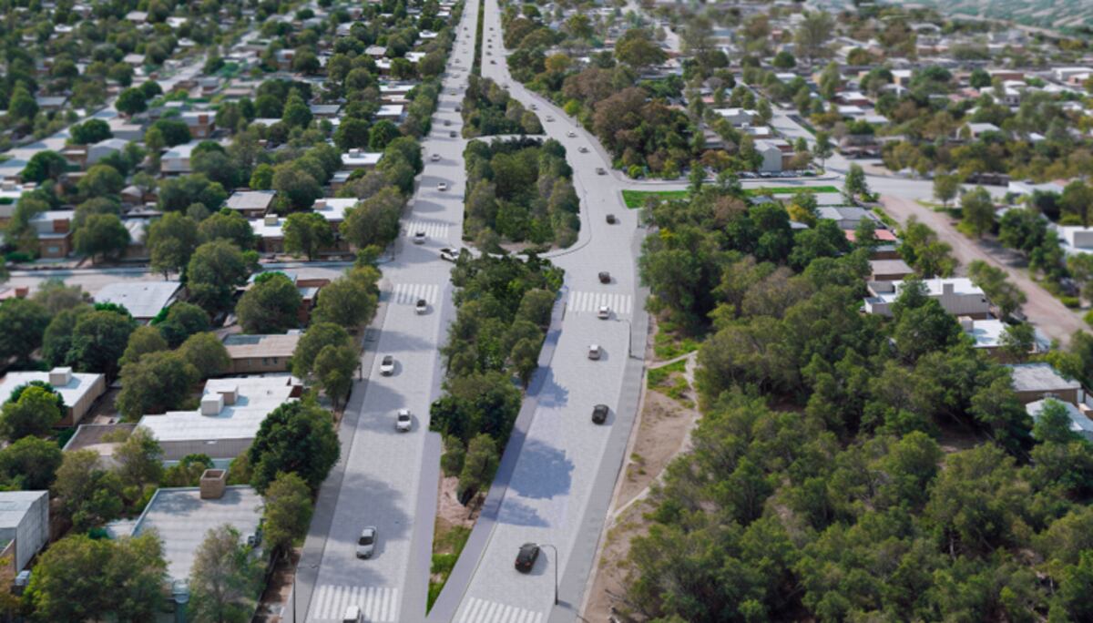 El render de la obra que sea realizará sobre av. Bodereau.