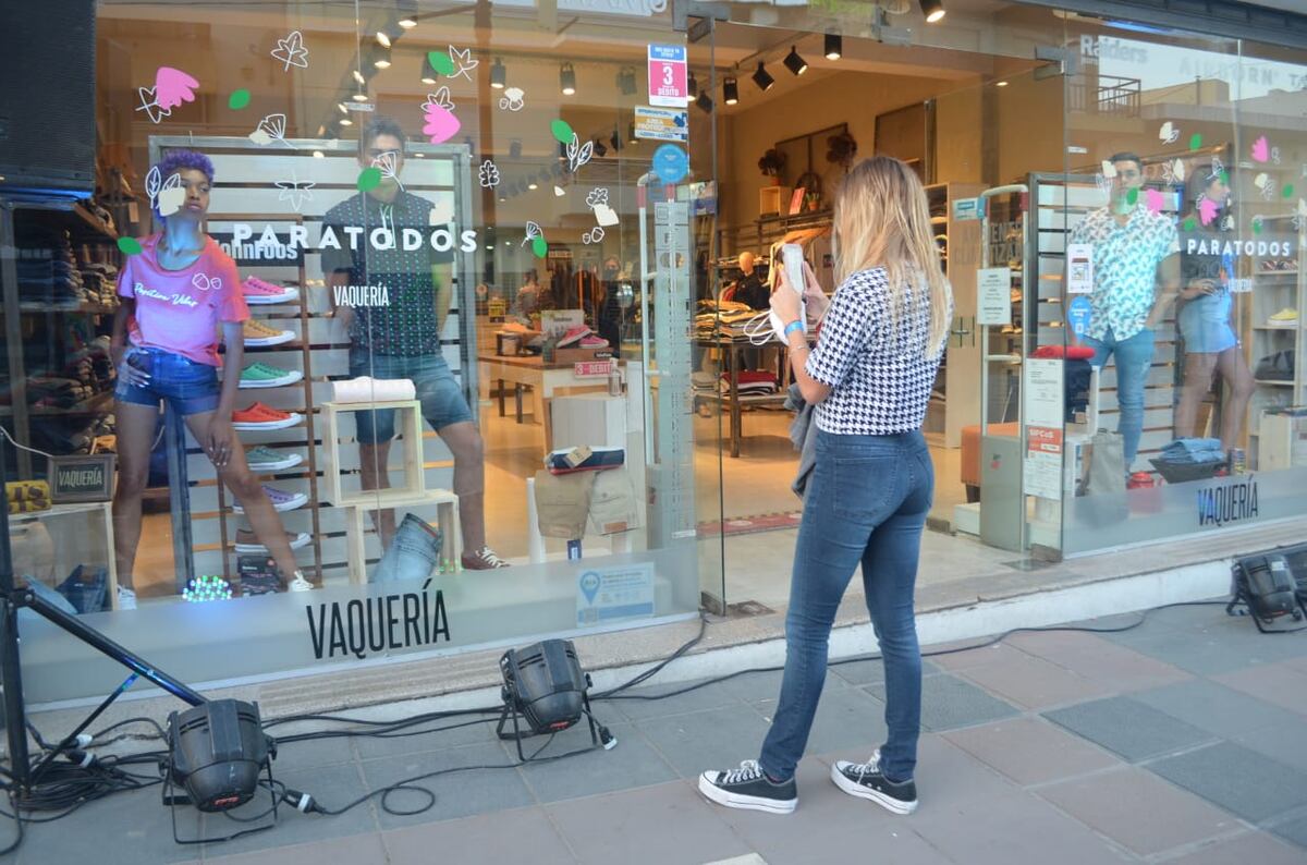 Vidrieras vivientes en Alta Gracia. (La Voz)