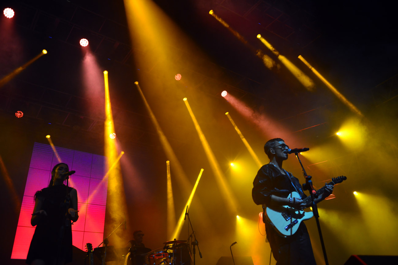 Emanuel Horvilleur en el Festival Satélite en la Plaza de la Música. (Nicolás Bravo / La Voz)