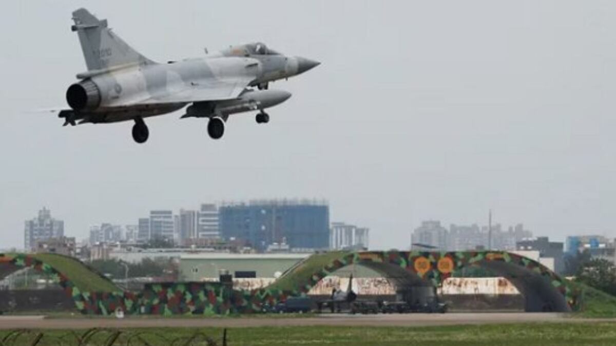 China realizó operaciones militares muy cerca de Taiwán en abril de 2023.