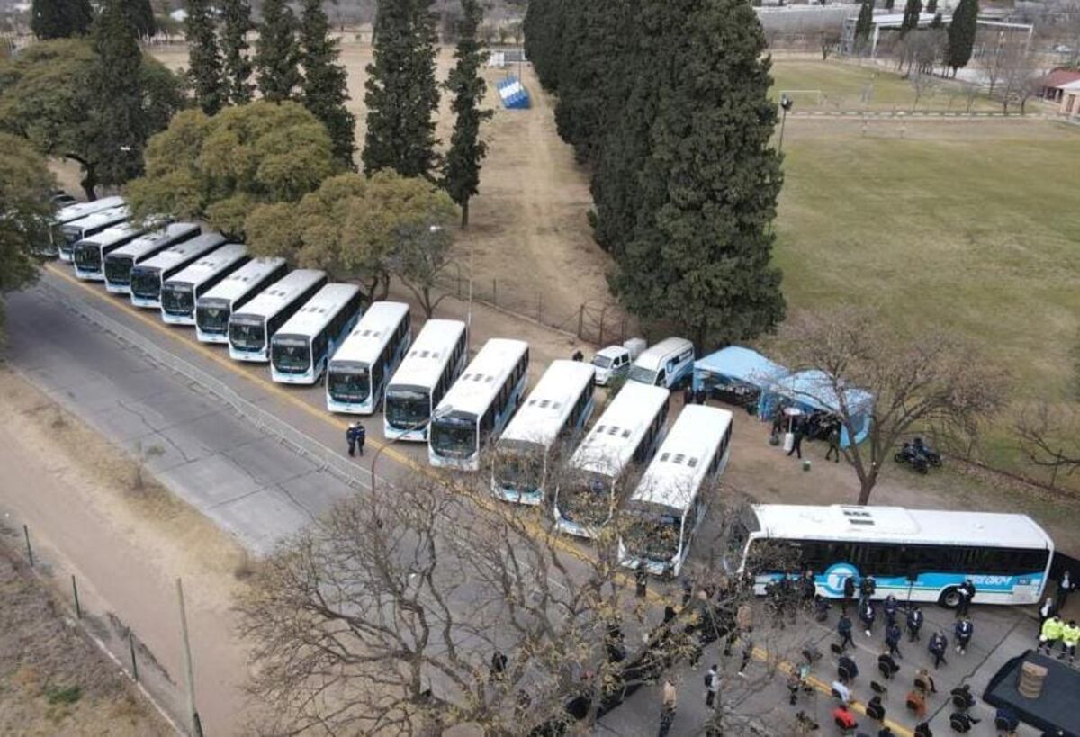 Presentación de nuevos colectivos de la Tamse. (Municipalidad de Córdoba)