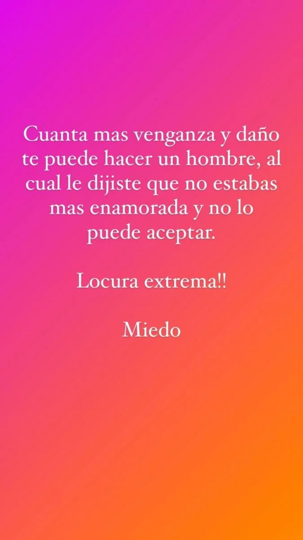 Las historias que publicó Luciana Salazar contra Martín Redrado.