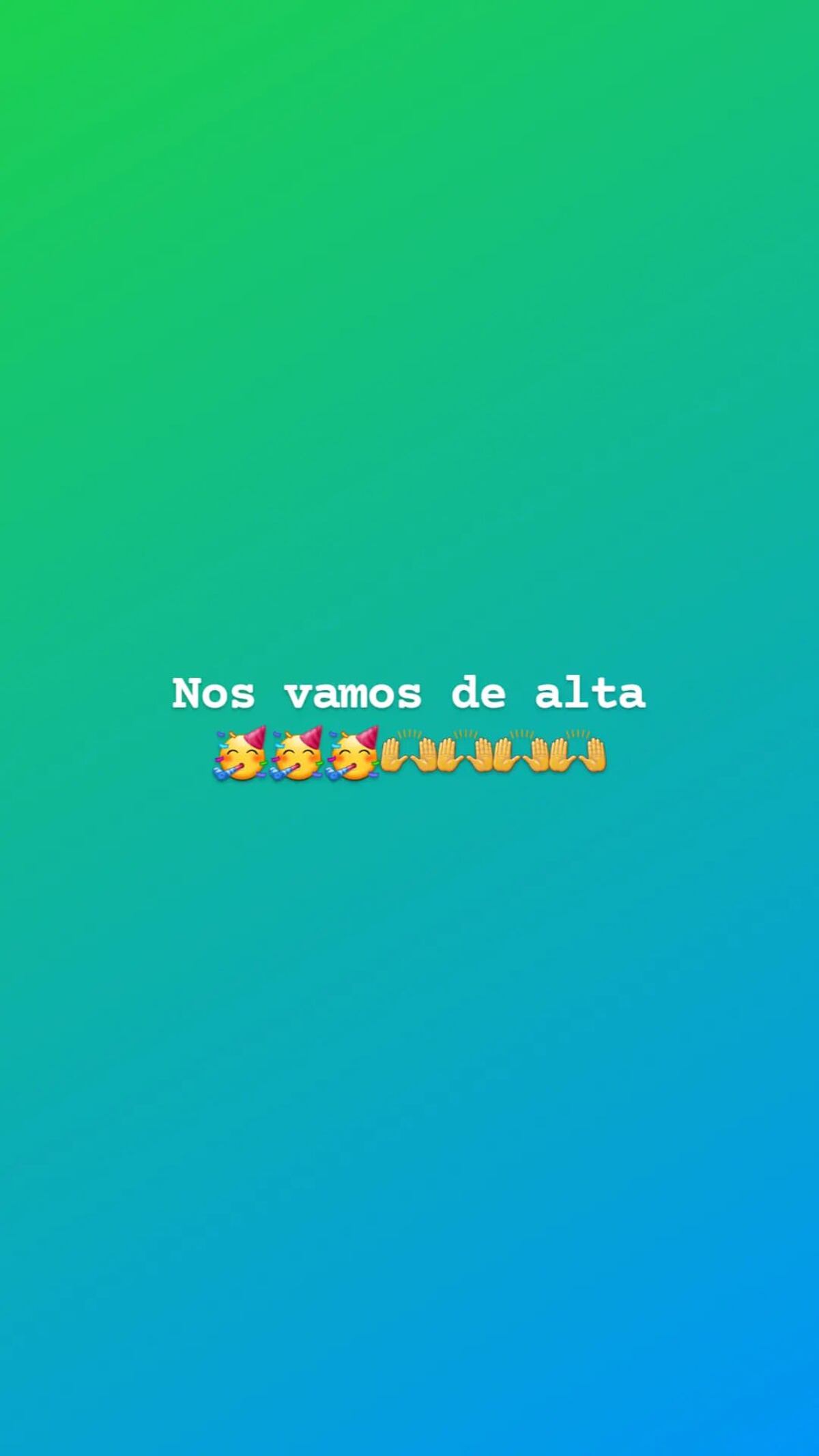 Alberto Cormillot fue dado de alta: la publicación de Estefanía Pasquini. (Instagram @estefi_pasquini).