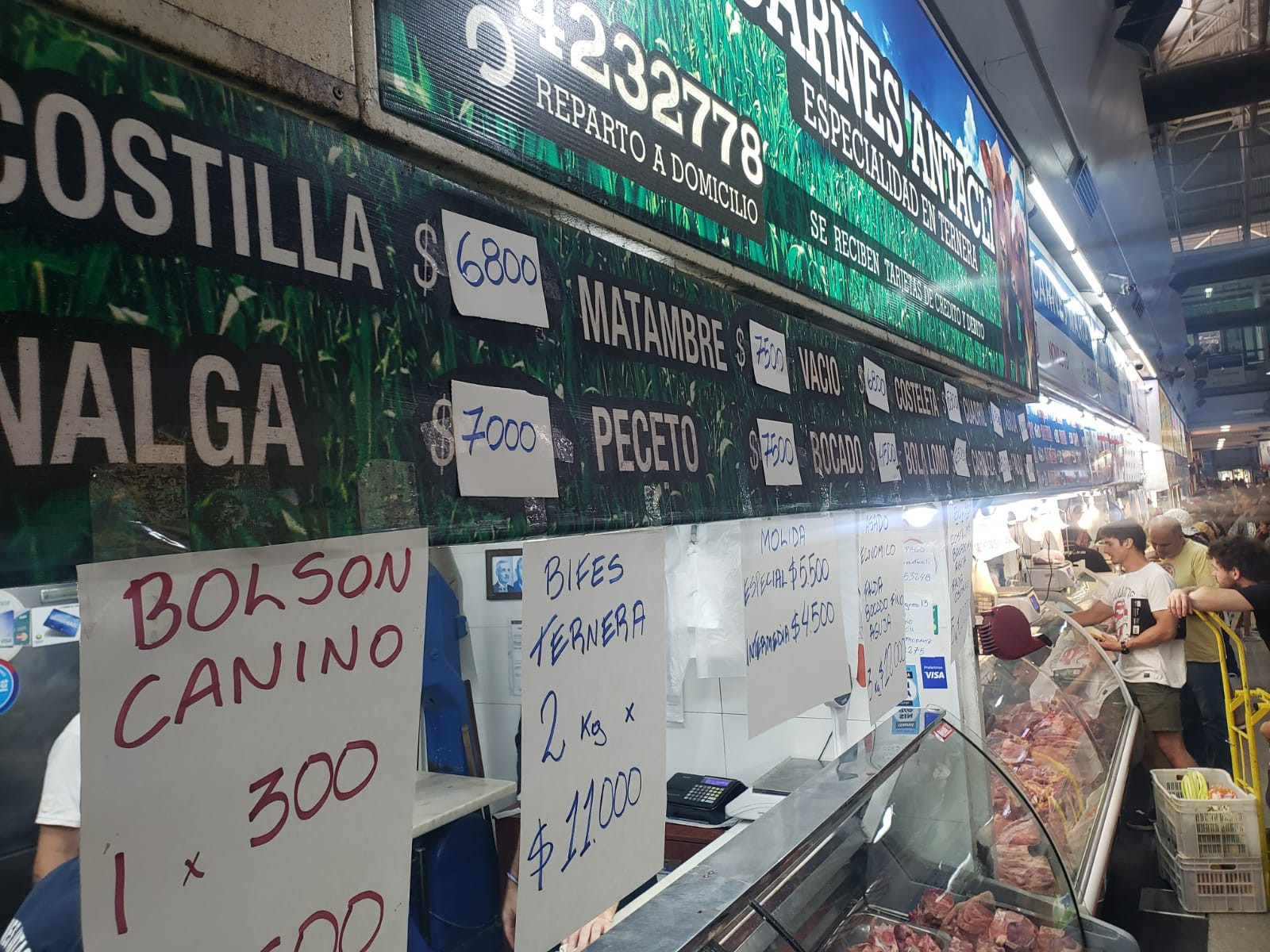 Precios en el Mercado Norte. (Ramiro Pereyra / La Voz)