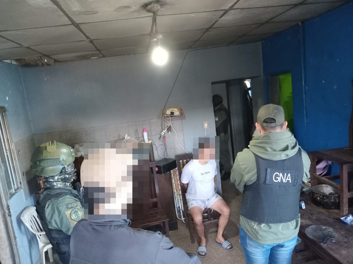 Allanamientos realizados en marzo en la nueva causa contra "Yiyo" y su banda. (Gendarmería)