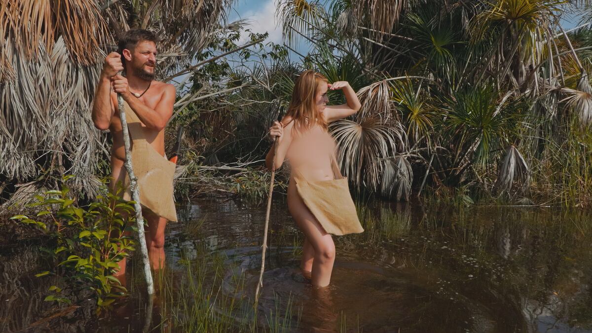 Cristian Ferrero, participante cordobés de "Supervivencia al desnudo". (Gentileza Warner)