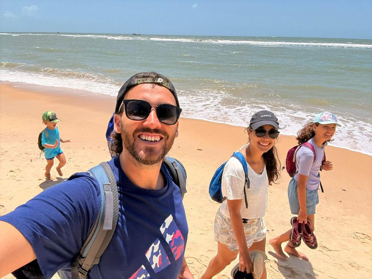 La familia cordobesa que vive viajando por Brasil