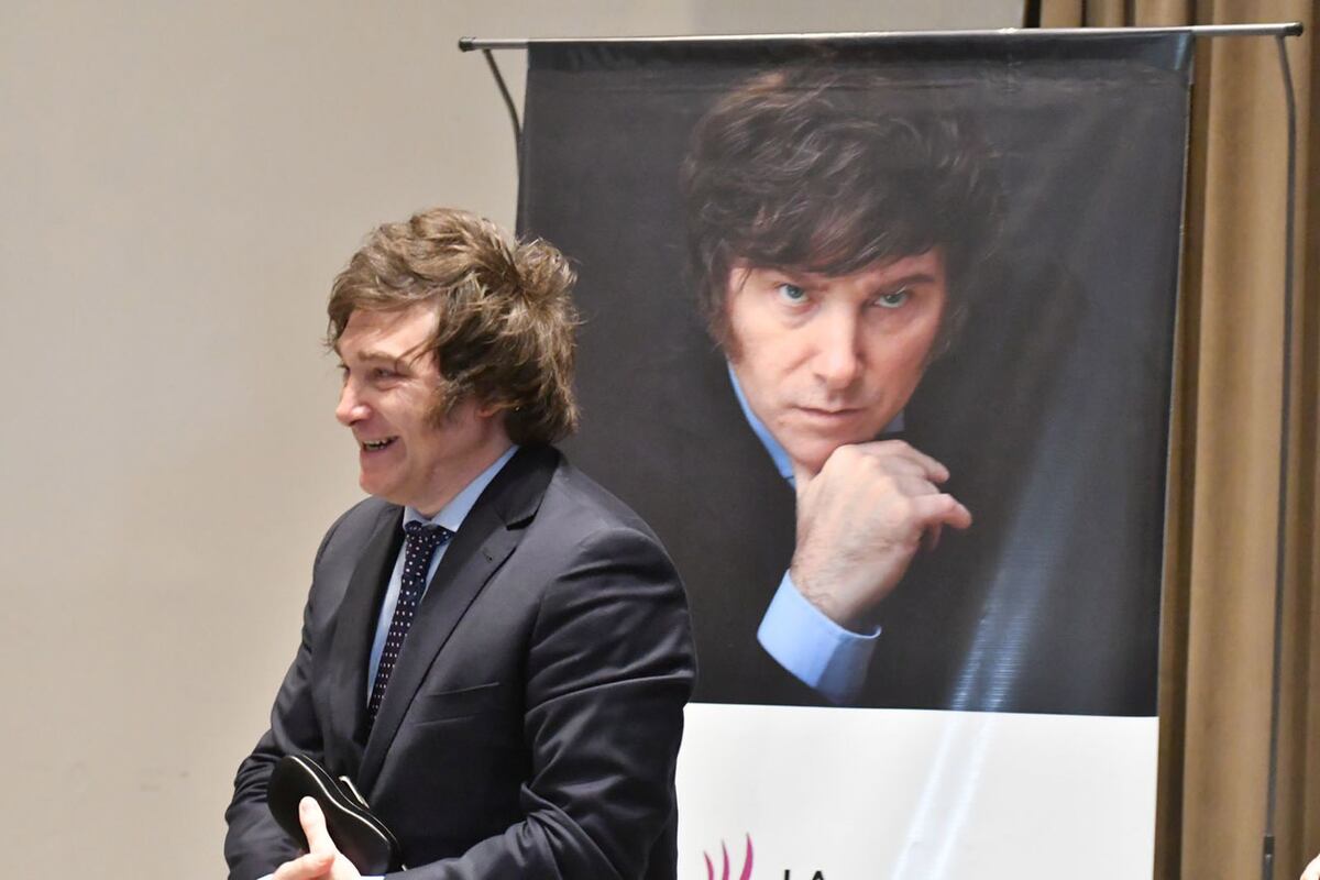 Javier Milei en Río Cuarto, en 2022 (Tomy Fragueiro / La Voz)