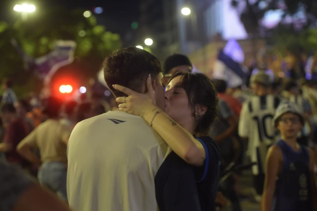 Festejos en Córdoba de los hinchas de Talleres (Javier Ferreyra/La Voz)