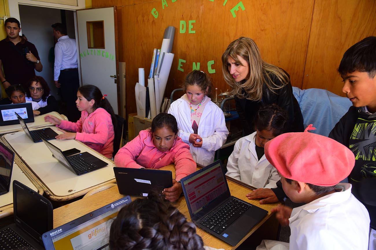 La escuela de alta Montaña Ceferino Namuncurá de la Pampa de Achala cuenta con conectividad a Internet. (José Gabriel Hernández / La Voz)