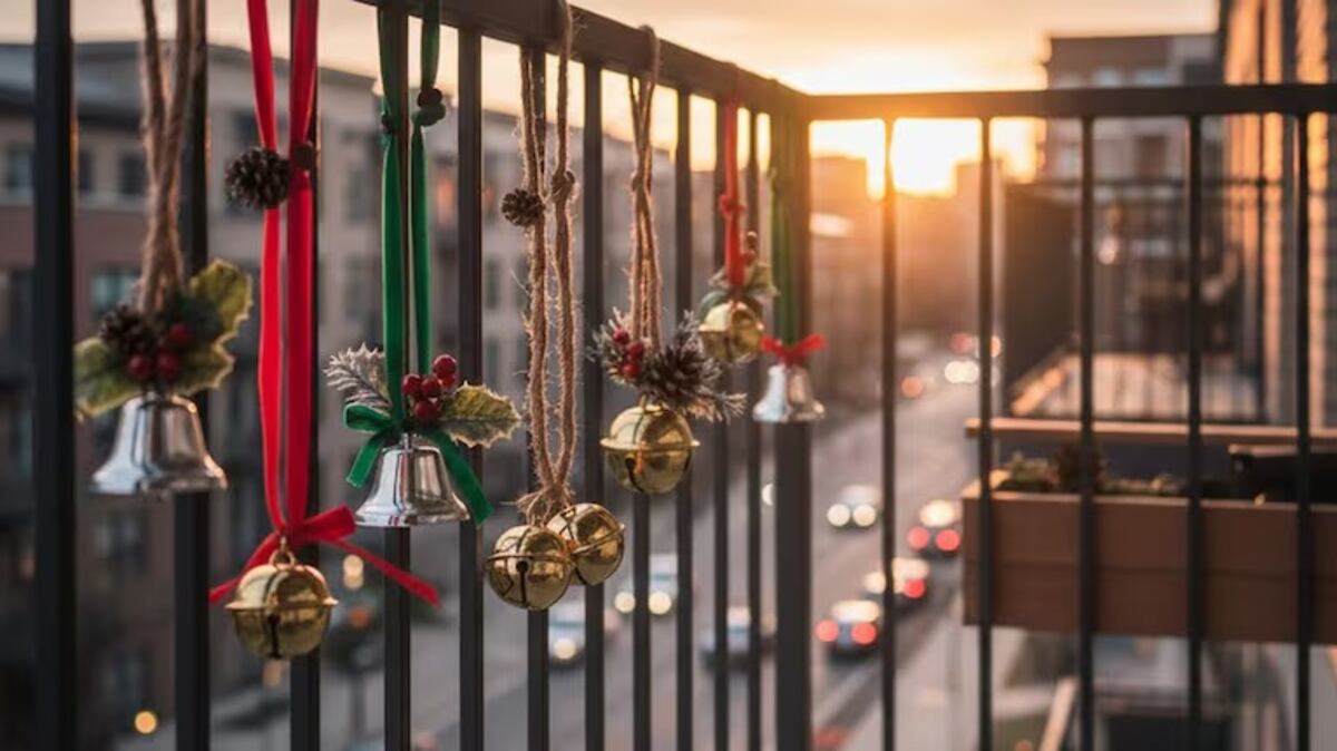 Cascabeles en el balcón: el curioso motivo por el que muchos los cuelgan en sus casas