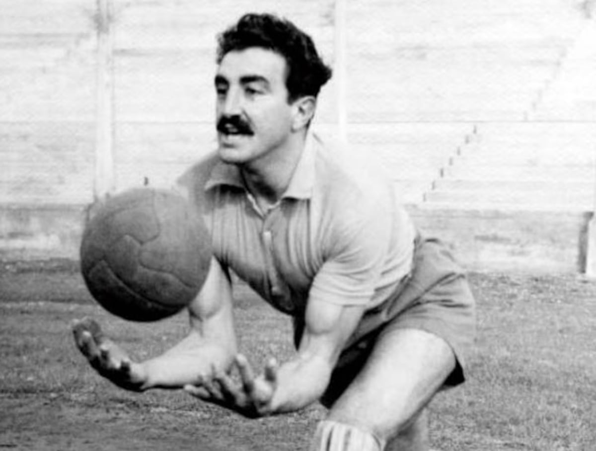  Miguel Ángel Rugilo, arquero de Vélez y de Tigre de las décadas '40 y '50.