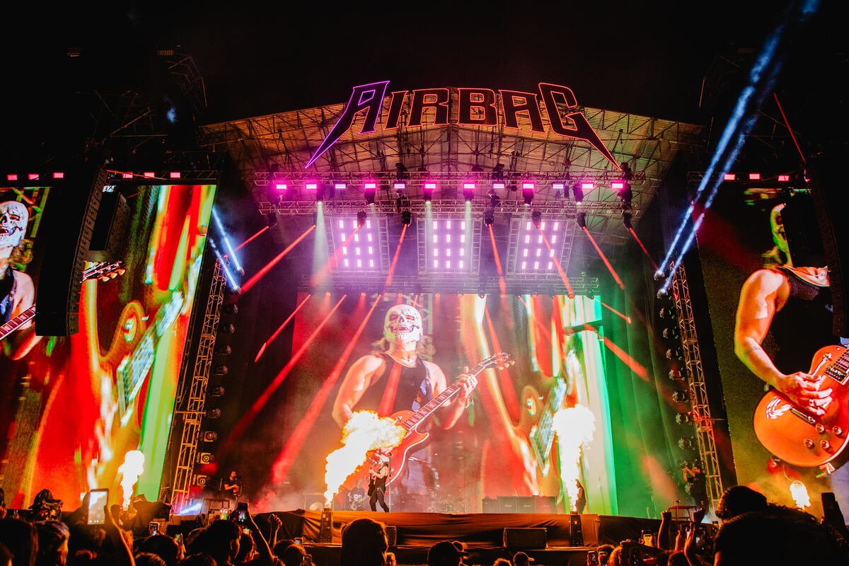 Airbag en el playón Norte del Kempes, el sábado 29 de noviembre de 2025. (Gentileza En Vivo/ @candeallende.ph)