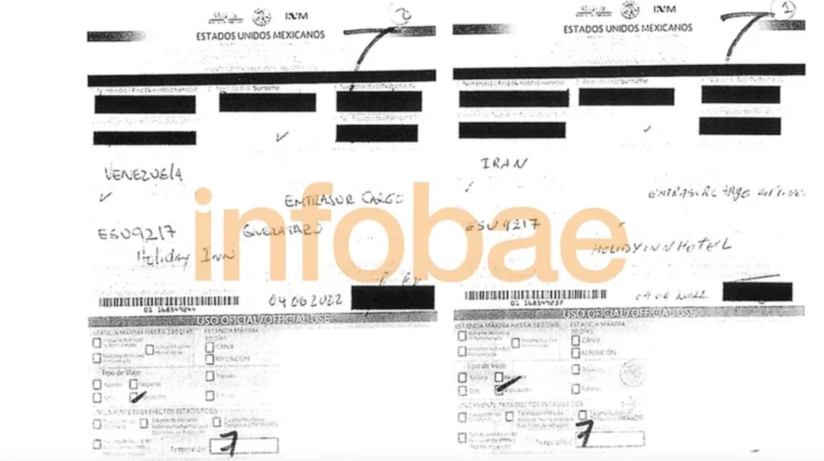 La documentación de Migraciones revela las nacionalidades de los tripulantes que salieron desde México