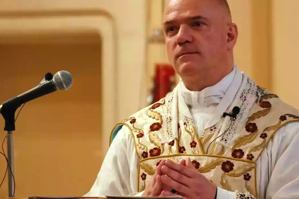 Padre Davide Pagliarani, Superior General de la Sociedad Sacerdotal de San Pío X. (Gentileza)