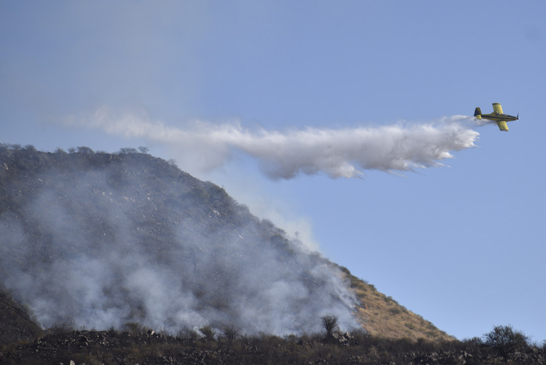 Alerta. Por incendios en la provincia de Córdoba (La Voz/Archivo).