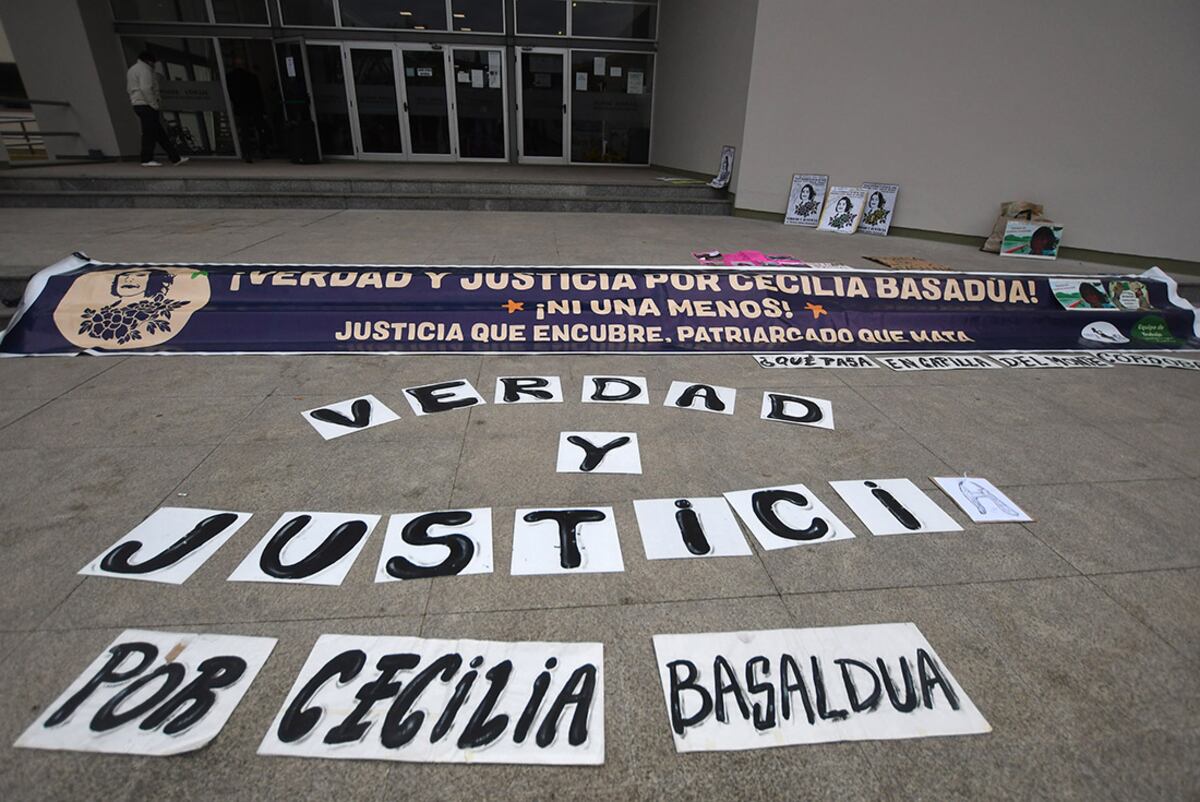 Alegatos y sentencia en el juicio por el crimen de Cecilia Basaldúa en Capilla del Monte. Abogada defensora y acusado.
(Télam/Laura Lescano)