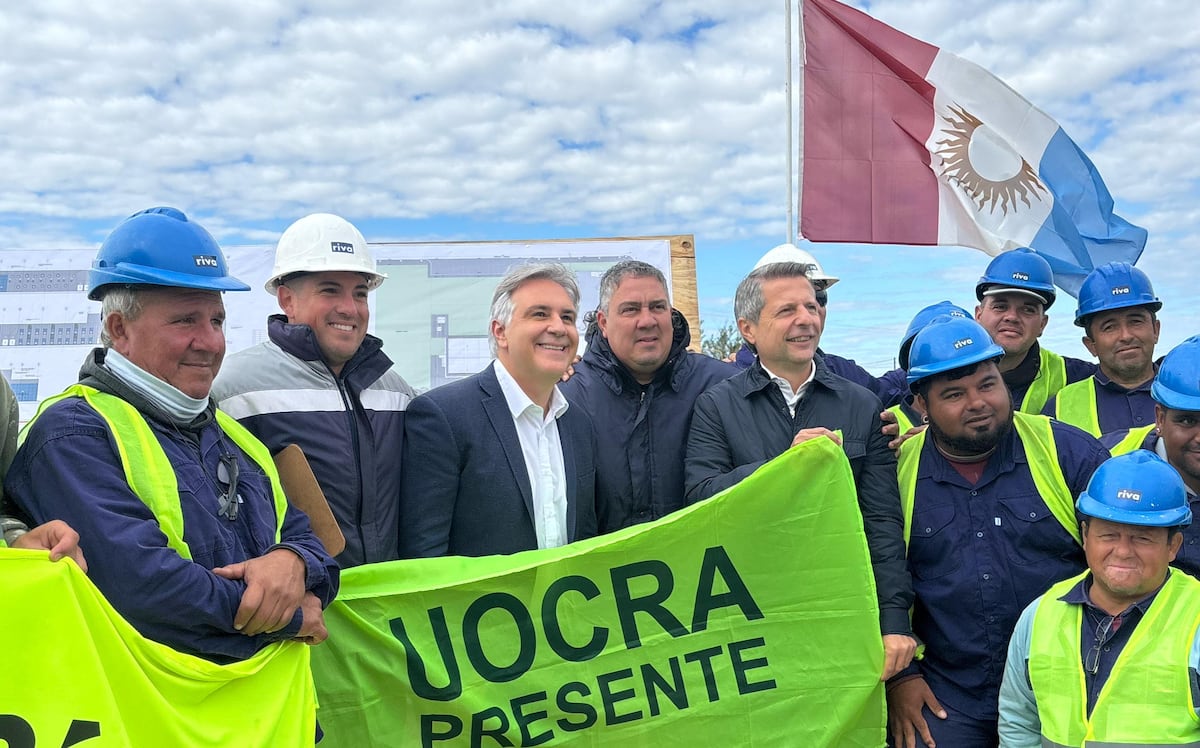 El gobernador en su visita a San Francisco, este lunes. (Gobierno de Córdoba)