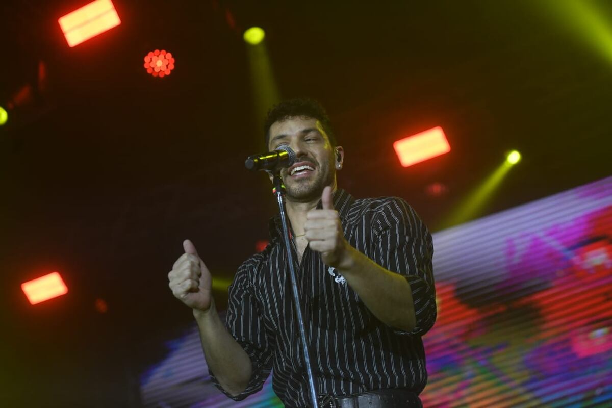 Todo bien. Ese fue el saldo de la noche para el cordobés, que se mostró en su mejor forma artística. (Javier Ferreyra/La Voz).