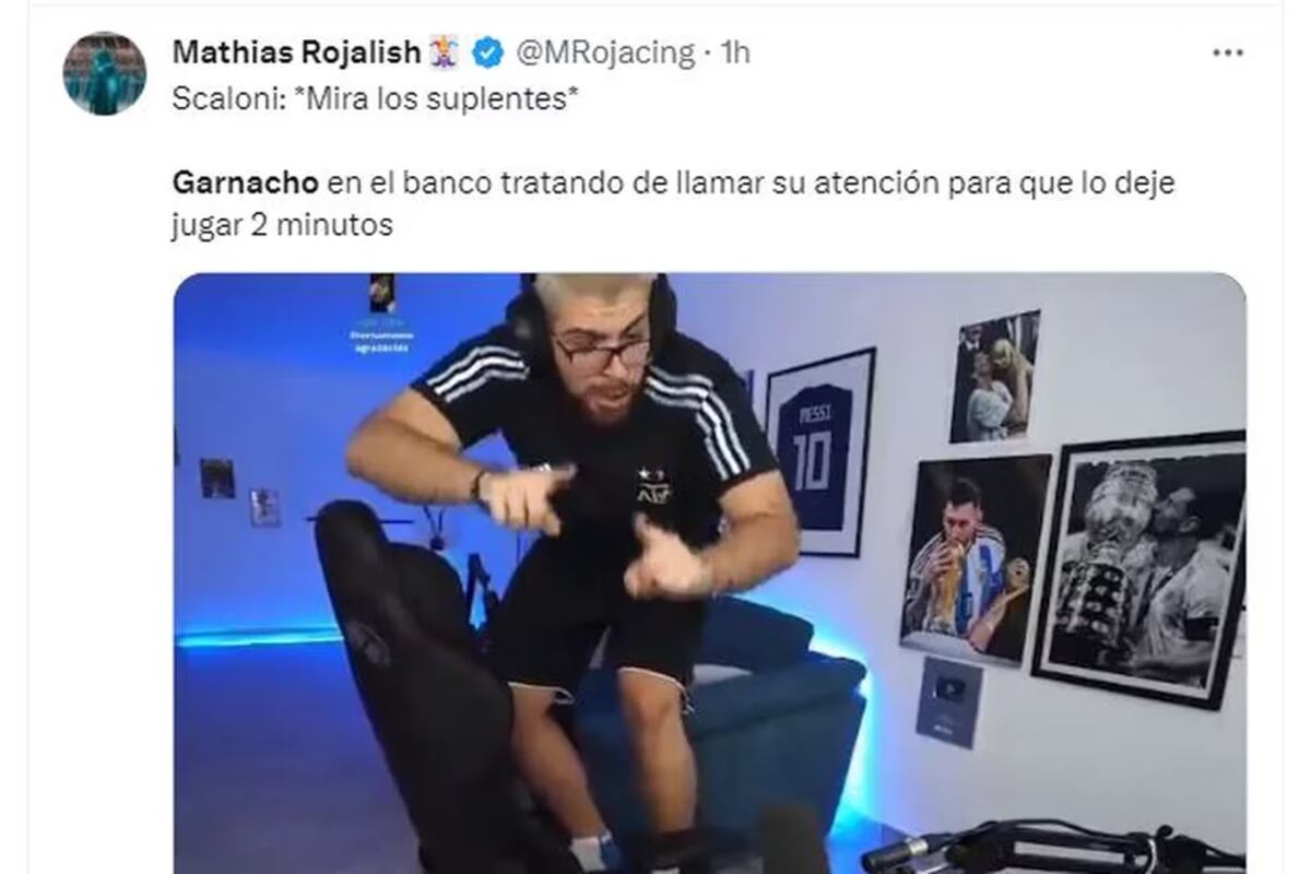Argentina le ganó a Ecuador. El Cuti Romero y Messi, los principales protagonistas de los memes.