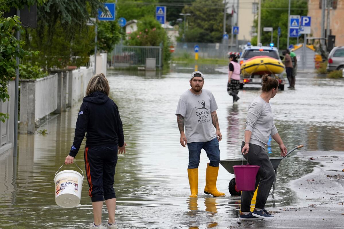 Inundaciones en Italia. (AP)