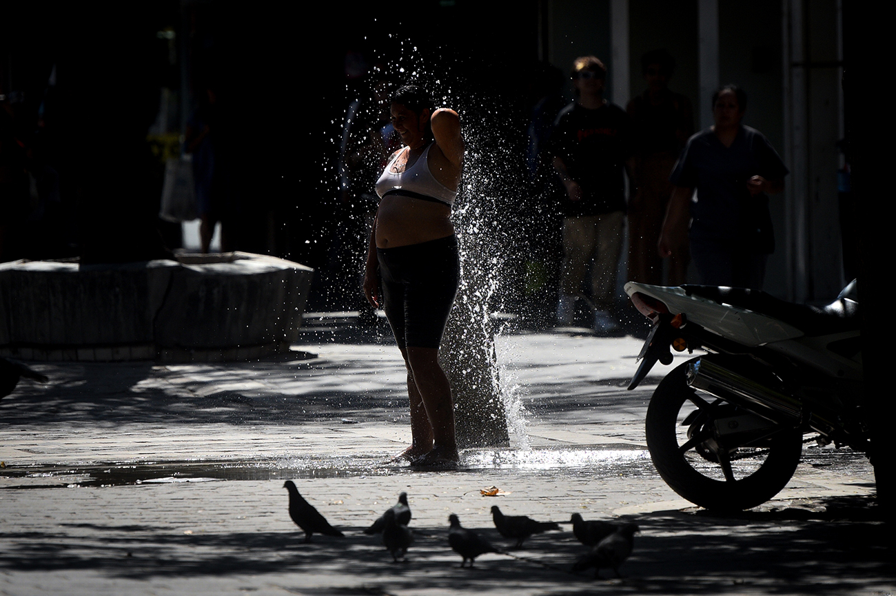 Ola de calor extremo en Córdoba. (Pedro Castillo / La Voz)