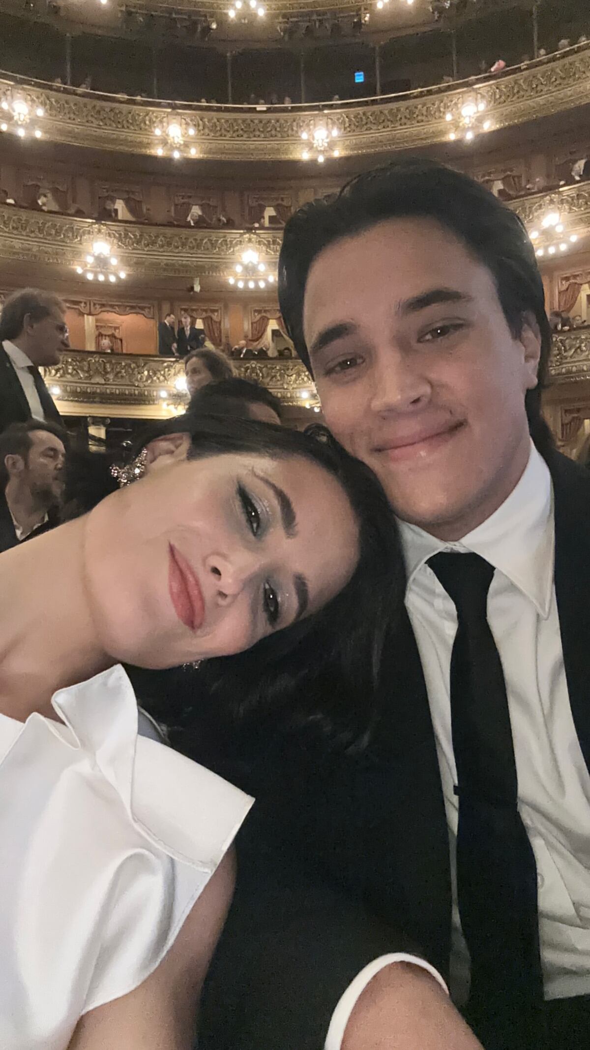 Flor Torrente presentó a su nuevo novio en una gala en el teatro Colón. (Instagram @ftorrente).