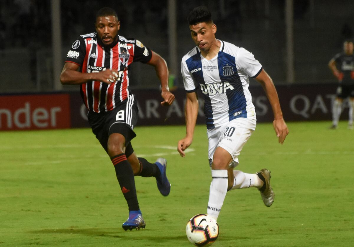 Talleres eliminó a Sao Paulo y luego perdió con Palestino.