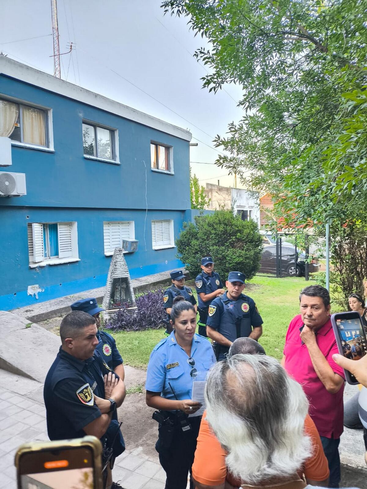 Protesta que realizaron los vecinos meses atrás. (César Heredia / La Voz)