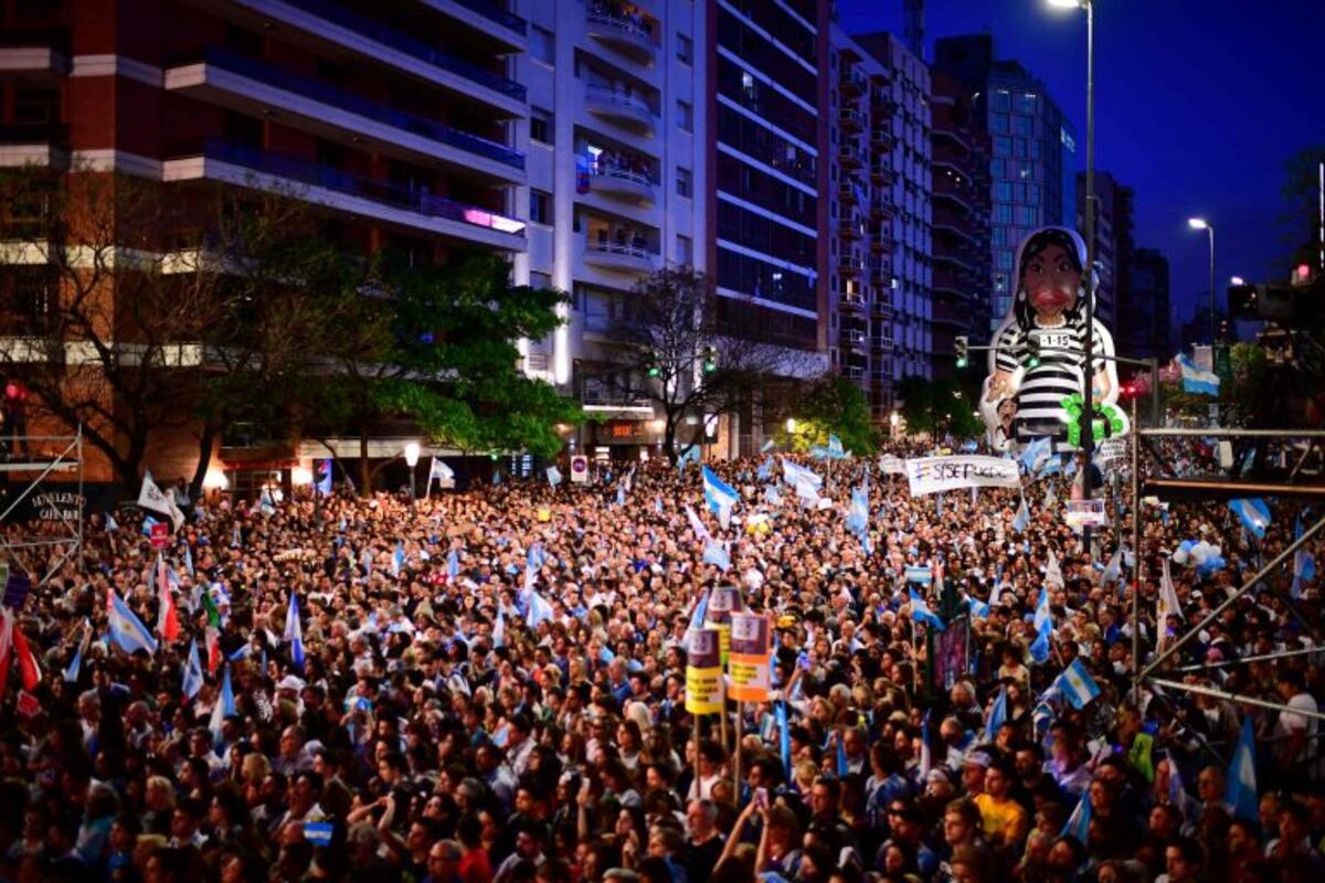 Acto de cierre de campaña de Mauricio Macri en Córdoba en 2019. (La Voz)